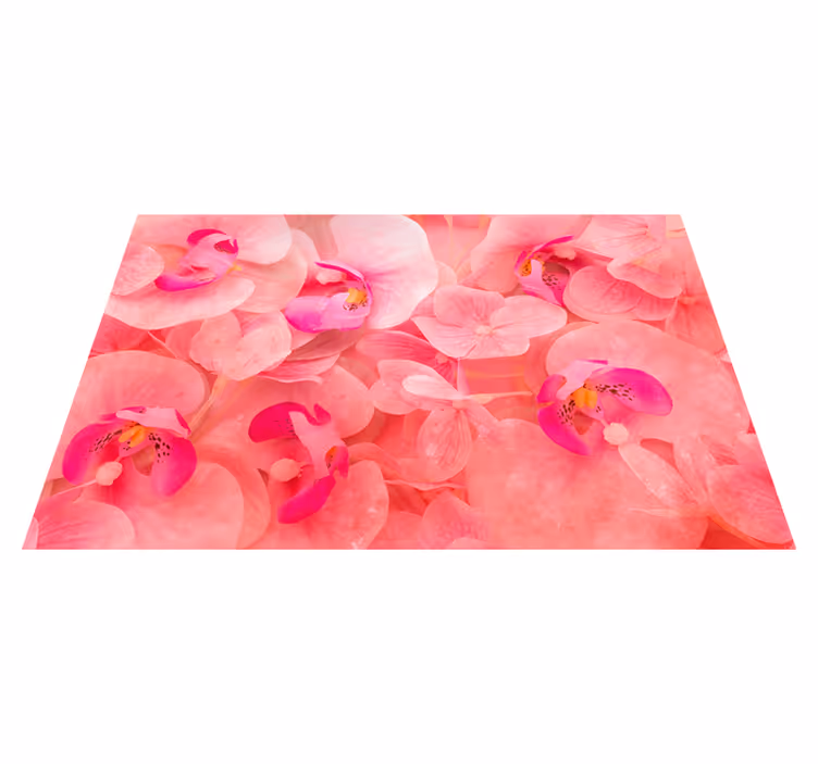Tovaglietta americana textu composizione fiorita elegante - TenStickers