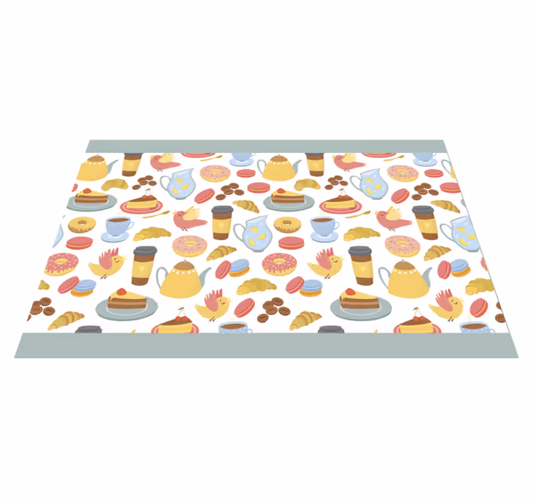 Tovaglietta americana infantile con motivi dessert colorati - TenStickers