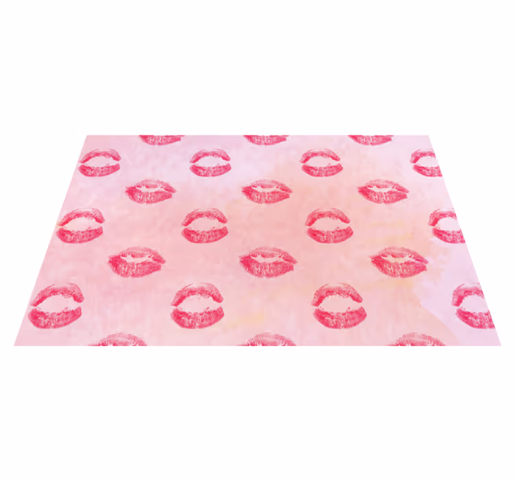 Tovaglietta americana originale motivo bacio - TenStickers