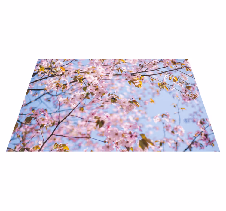 Tovaglietta americana textu fiori di ciliegio in fiore - TenStickers