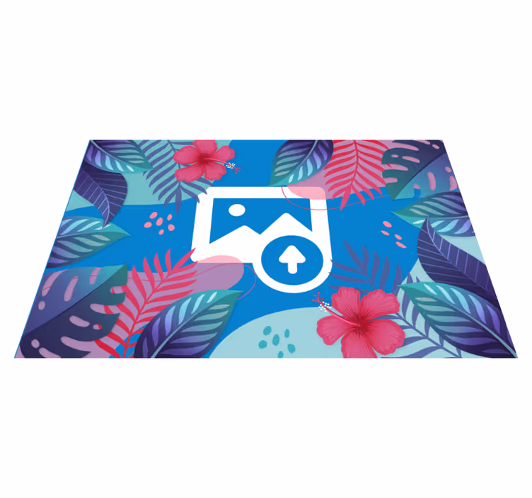 Tovaglietta americana originale foglie tropicali colorate - TenStickers