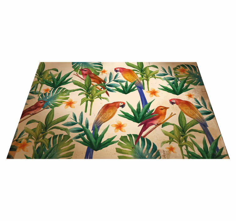 Tovaglietta americana originale motivo pappagalli tropicali - TenStickers