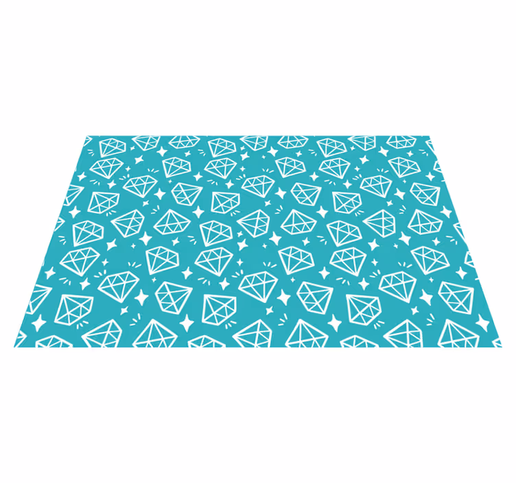 Tovaglietta americana originale sfondo a rombi - TenStickers