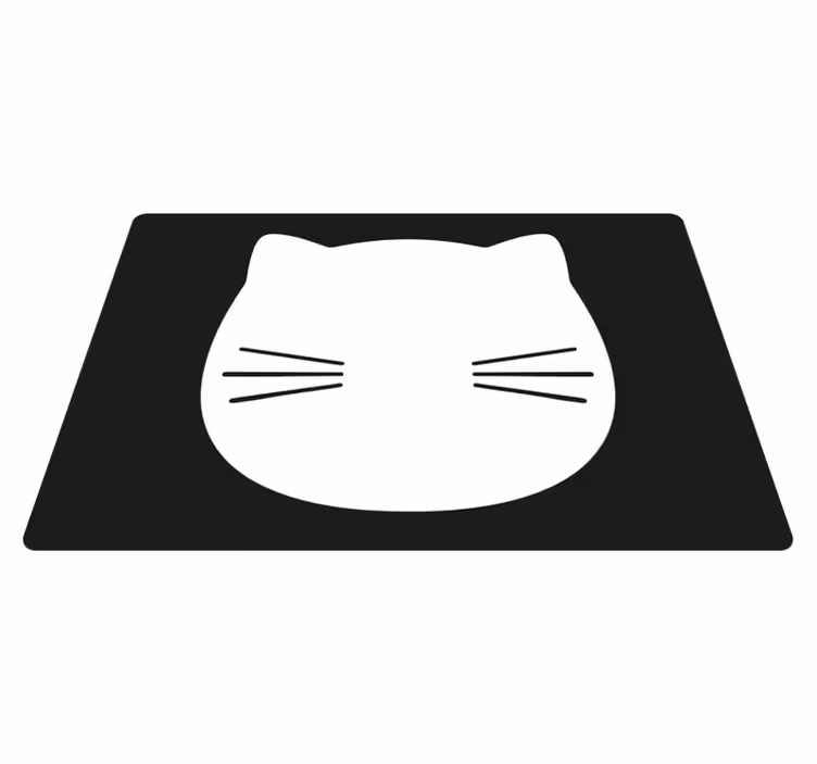 Tovaglietta americana originale forma di faccia di gatto - TenStickers
