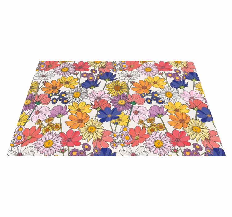 Tovaglietta americana infantile composizione botanica vivace - TenStickers