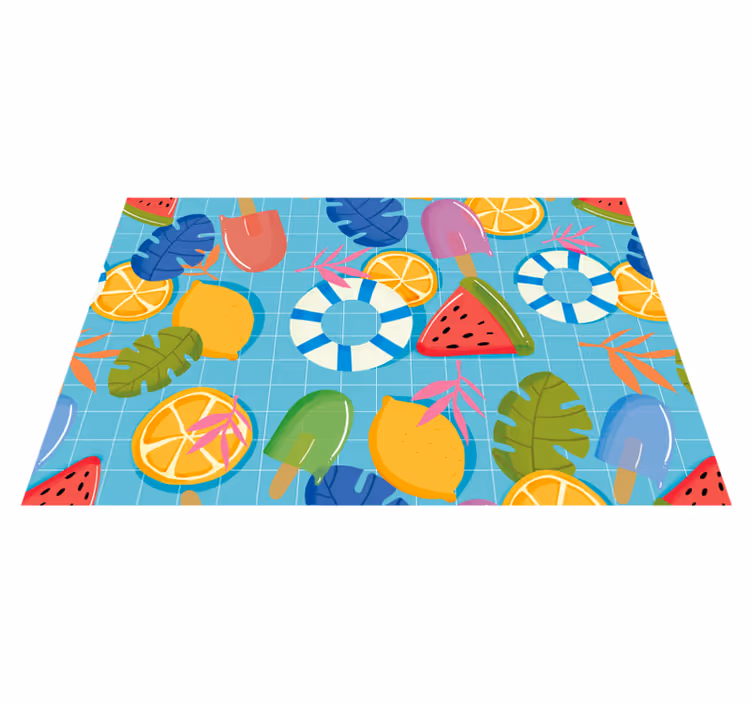 Tovaglietta americana infantile frutta e gelato - TenStickers