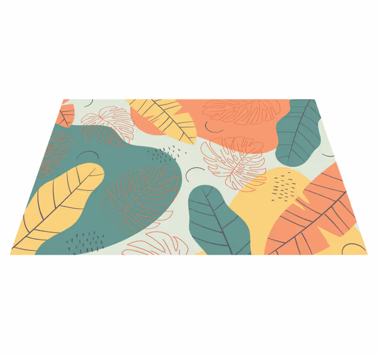 Tovaglietta americana originale con motivo fogliare - TenStickers