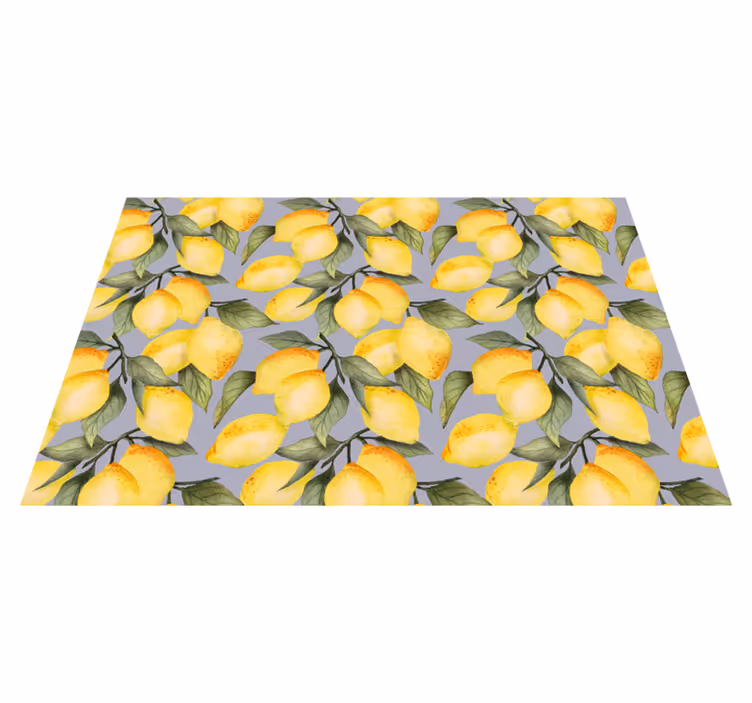 Tovaglietta americana originale motivo a tema limone - TenStickers