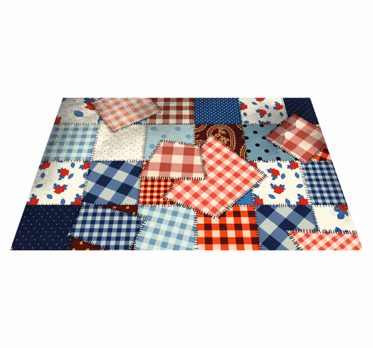 Tovaglietta americana textu disposizione patchwork - TenStickers