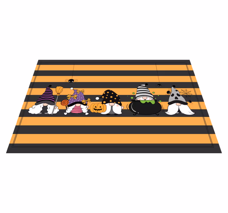 Tovaglietta americana di halloween cappelli da gnomi - TenStickers