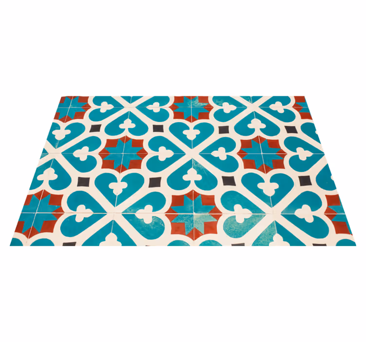 Tovaglietta americana textu concetto geometrico vivace - TenStickers