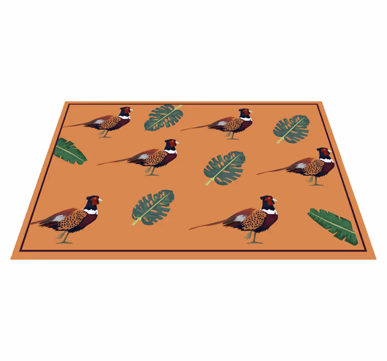 Tovaglietta americana originale motivo pavone colorato - TenStickers