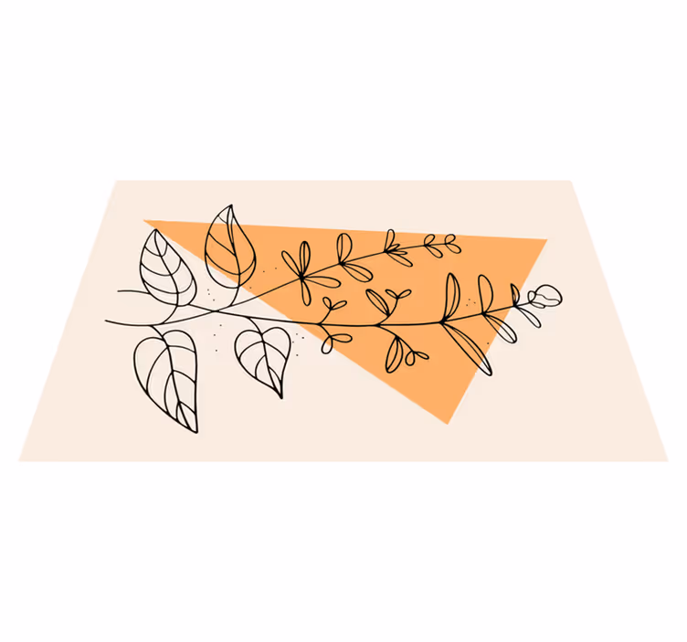 Tovaglietta americana originale design astratto floreale - TenStickers
