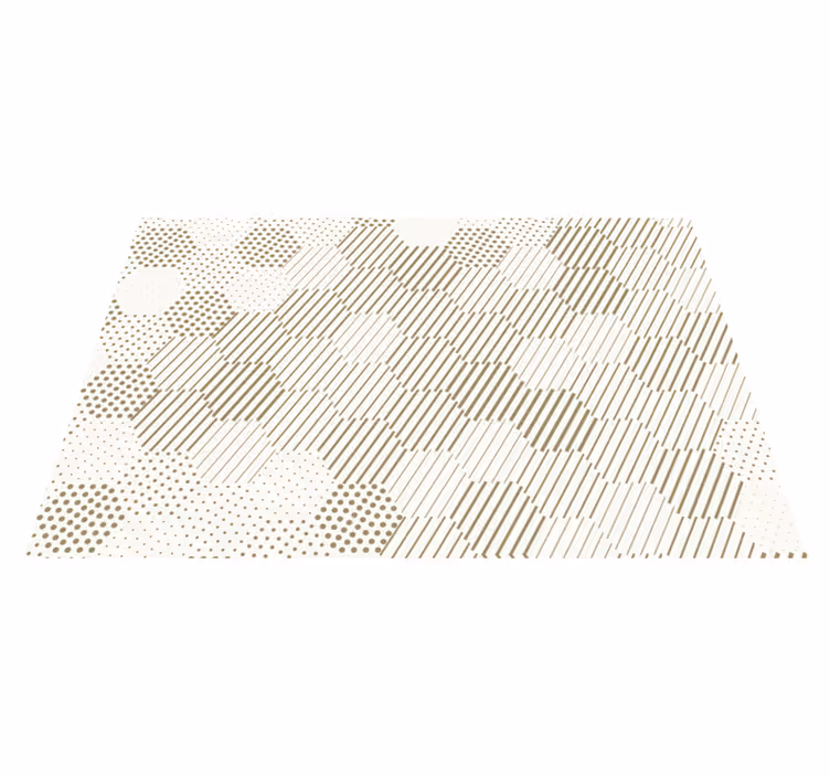 Tovaglietta americana textu motivo geometrico elegante - TenStickers