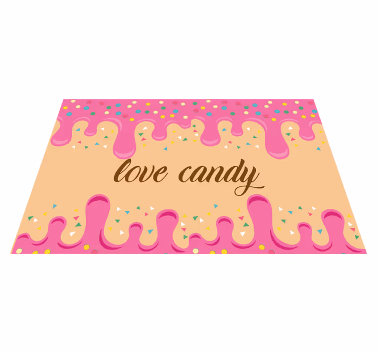 Tovaglietta americana originale ispirazione dolciumi - TenStickers