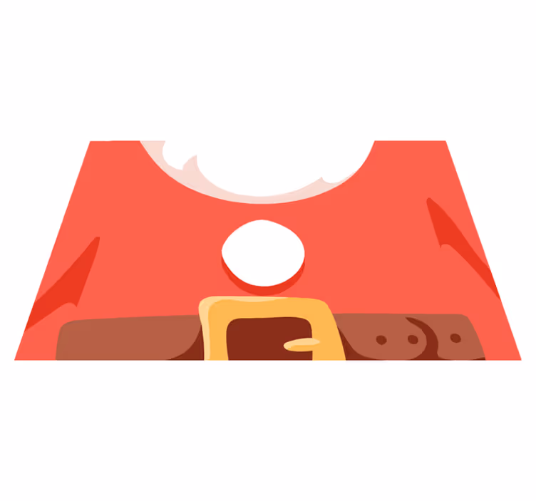 Tovaglietta americana natale maglietta di babbo natale - TenStickers