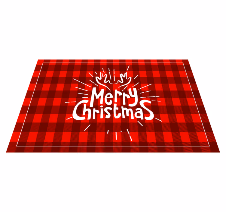 Tovaglietta americana natale design buon natale - TenStickers