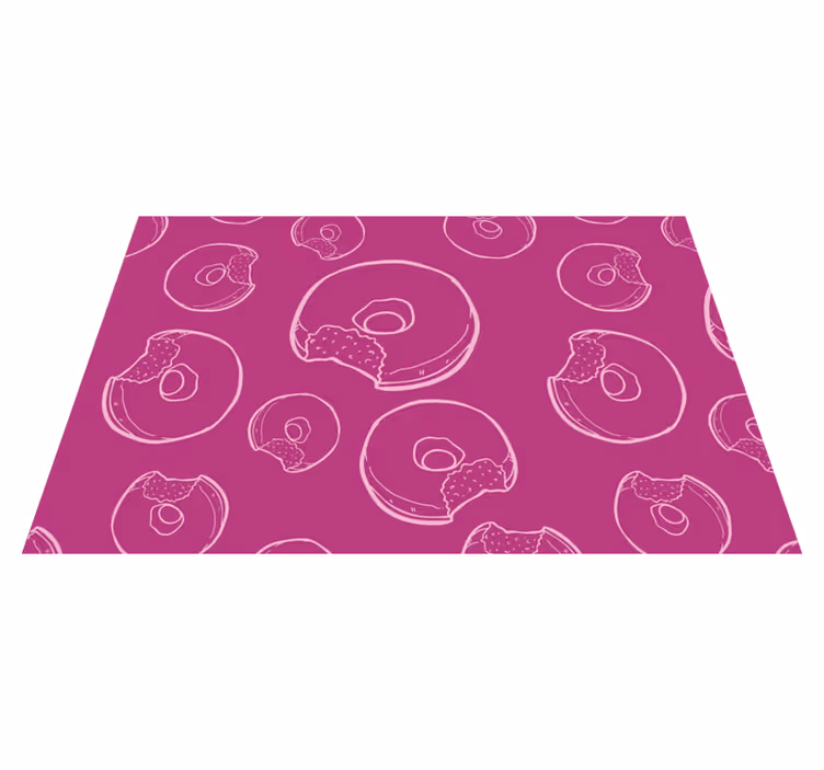 Tovaglietta americana originale motivo ciambelle colorate - TenStickers