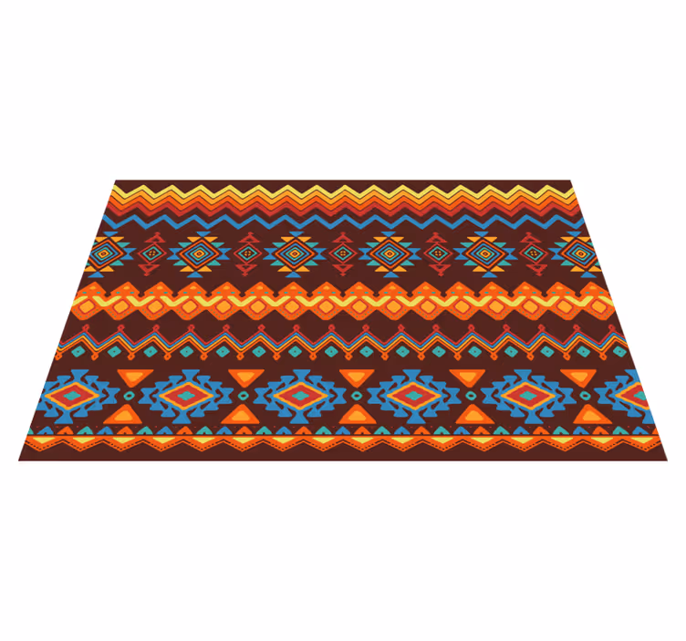 Tovaglietta americana originale elemento geometrico vivace - TenStickers