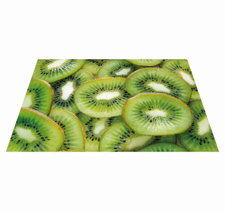 Tovaglietta americana textu fette di kiwi fresco - TenStickers