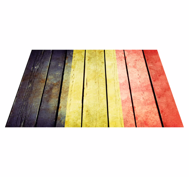 Tovaglietta americana textu tavola di legno colorata - TenStickers