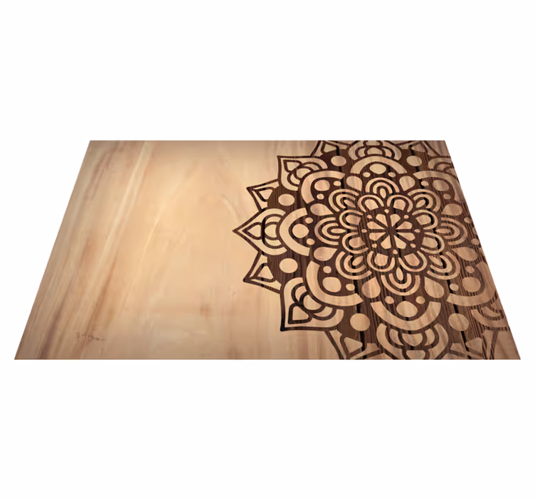 Tovaglietta americana texture Motivo laterale in legno - TenStickers
