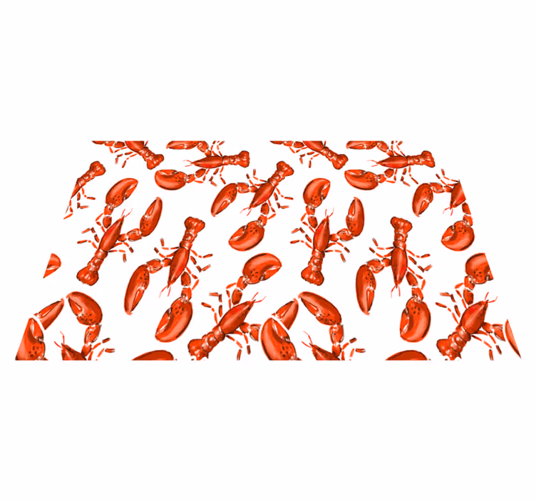 Tovaglietta americana originale con motivo aragosta - TenStickers
