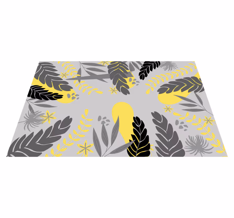 Tovaglietta americana textu concetto foglia botanica - TenStickers