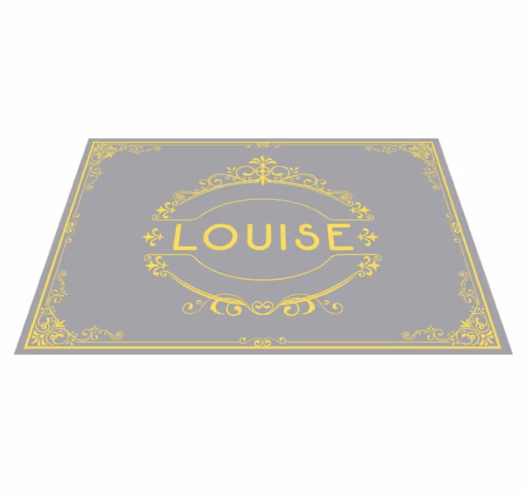 Tovaglietta americana con nome display elegante - TenStickers