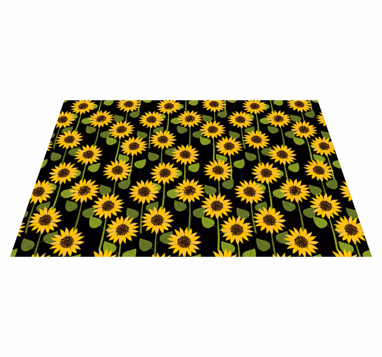 Tovaglietta americana originale con motivo di girasoli - TenStickers