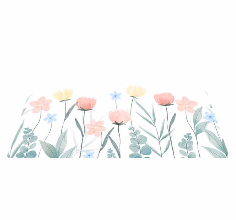 Tovaglietta americana originale con composizione floreale - TenStickers