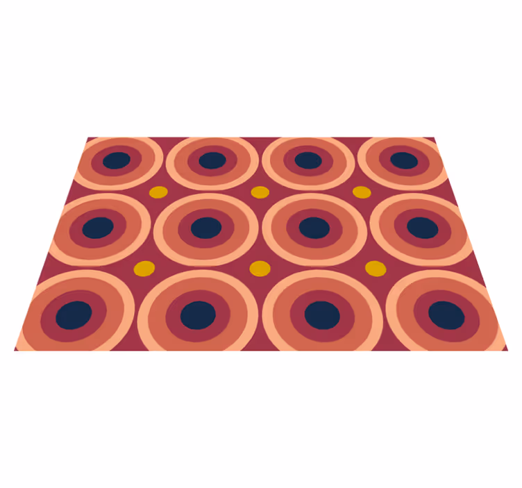 Tovaglietta americana originale motivo circolare geometrico - TenStickers