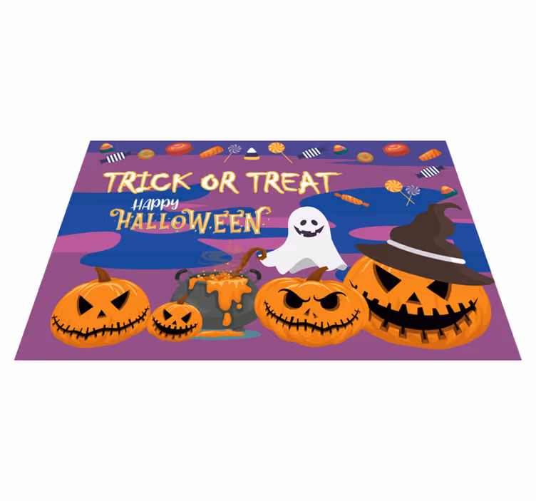 Tovaglietta americana di halloween tavola dei dolcetti - TenStickers