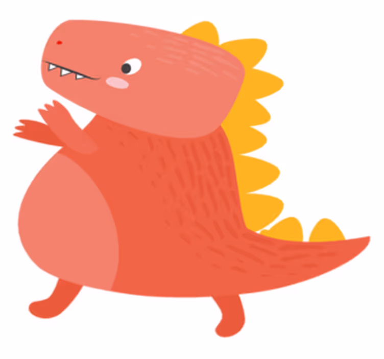 Tovaglietta americana infantile personaggio dinosauro carino - TenStickers