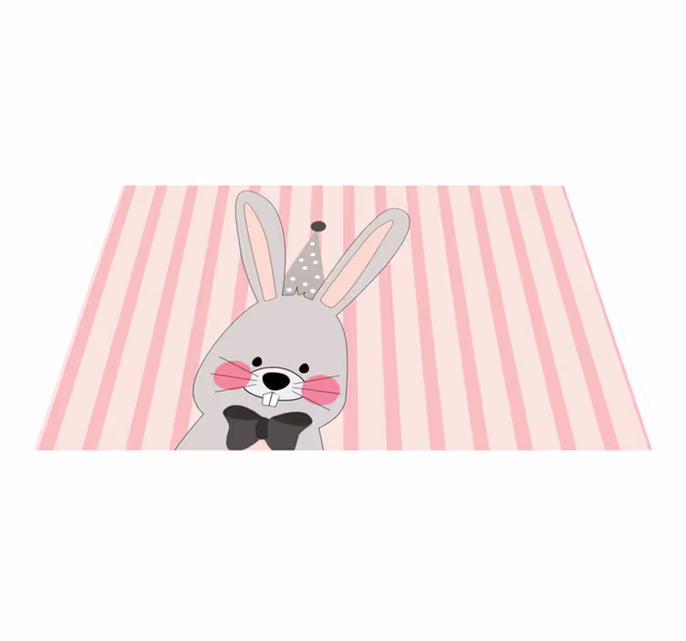 Tovaglietta americana infantile con coniglio adorabile - TenStickers