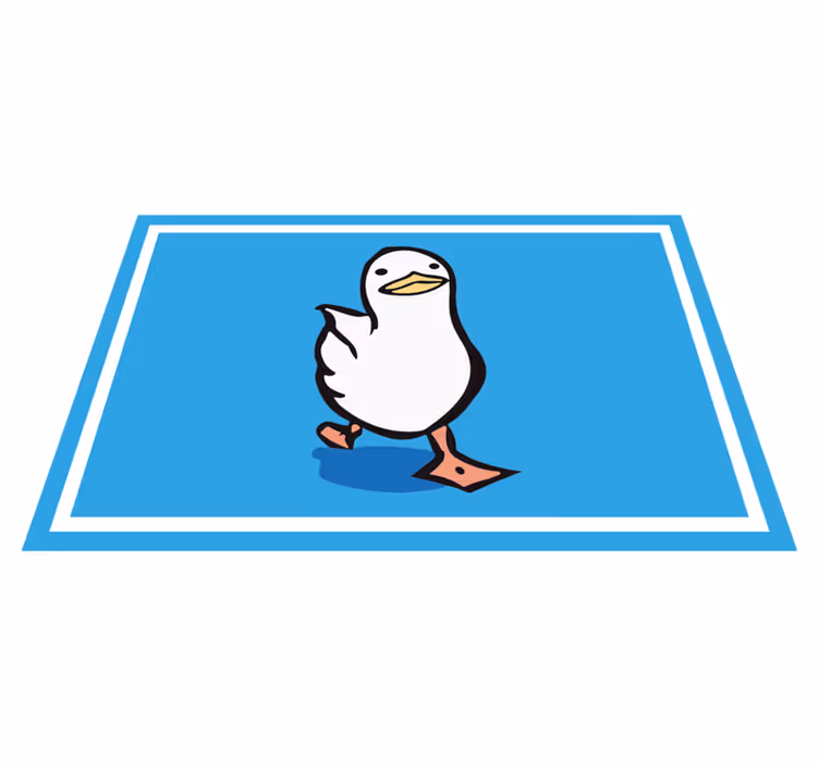 Tovaglietta americana infantile personaggio anatra cartone - TenStickers