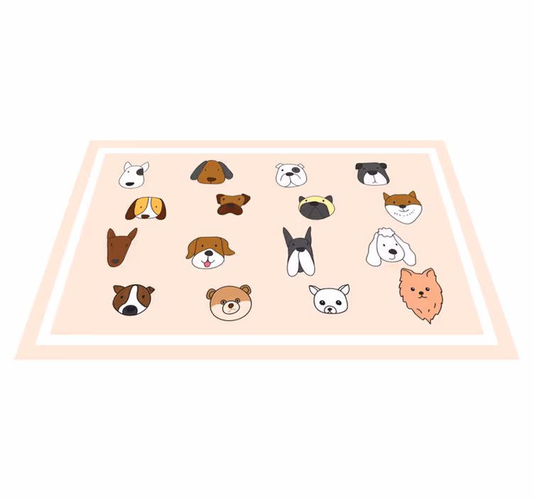 Tovaglietta americana infantile collezione faccine animali - TenStickers