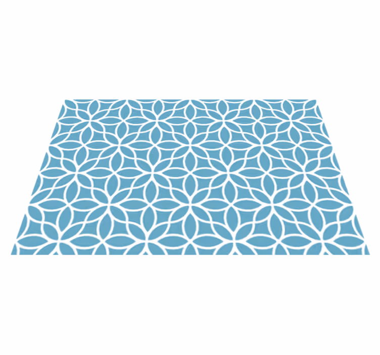 Tovaglietta americana textu motivo floreale geometrico - TenStickers