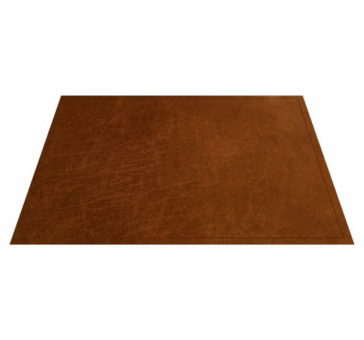 Tovaglietta americana texture Effetto pelle marrone - TenStickers