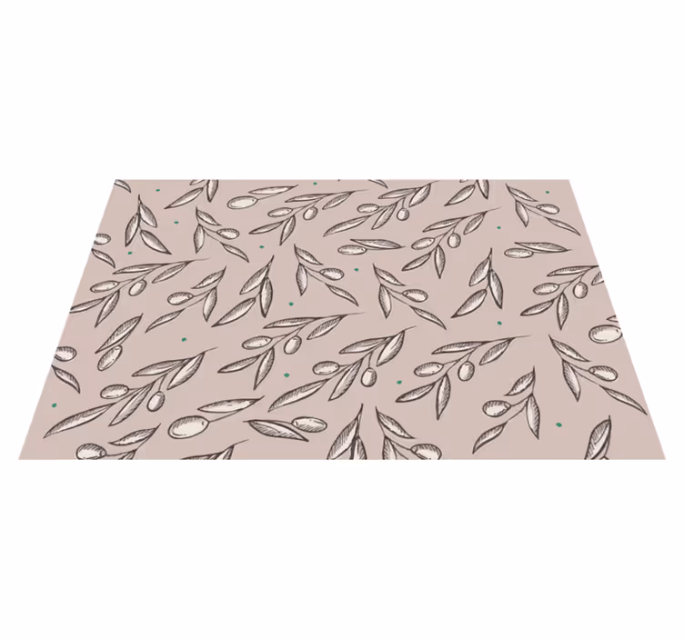 Tovaglietta americana textu concetto foglia elegante - TenStickers