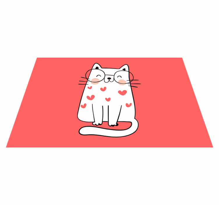 Tovaglietta americana infantile gattino adorabile - TenStickers