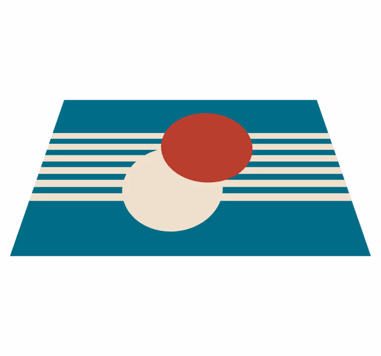 Tovaglietta americana moderna forme astratte colorate - TenStickers