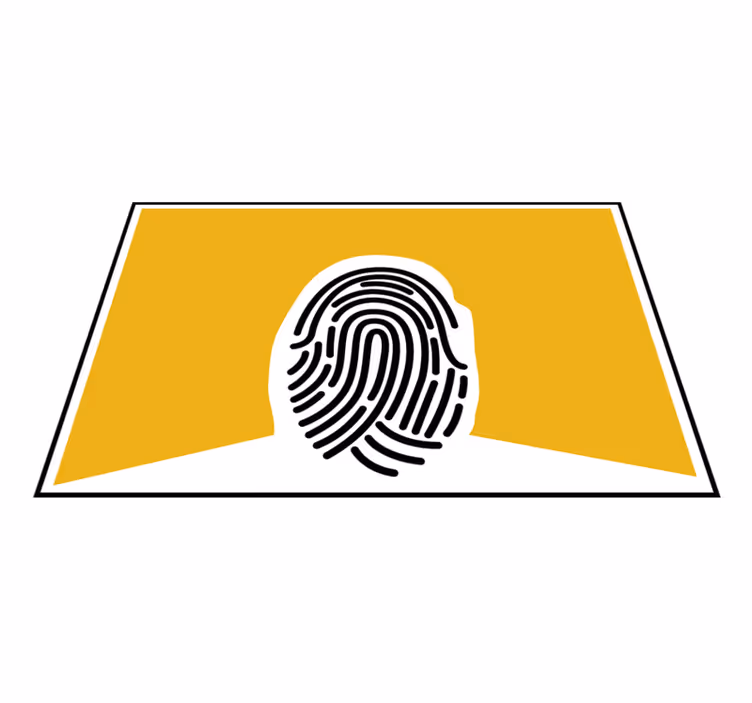Tovaglietta americana originale grafica impronta stilizzata - TenStickers