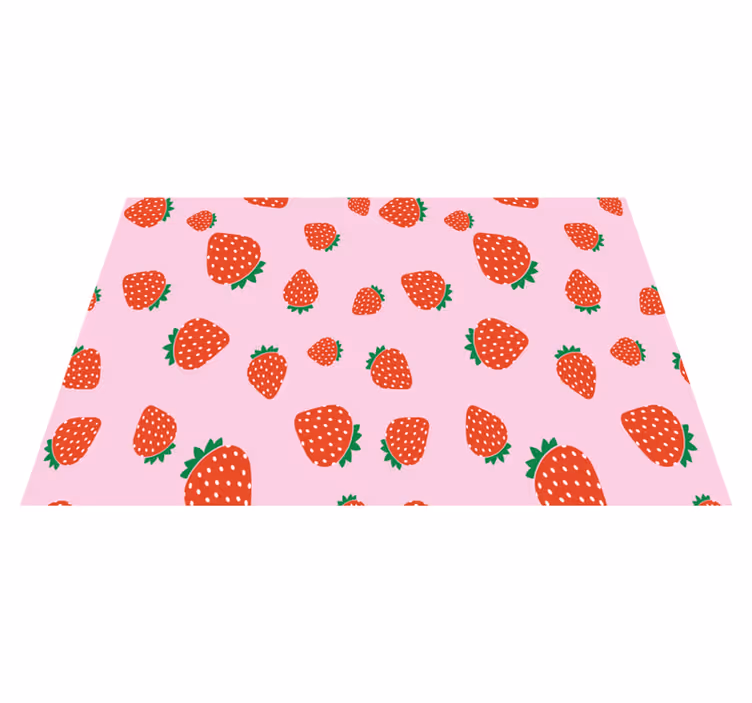 Tovaglietta americana infantile motivo fragola - TenStickers