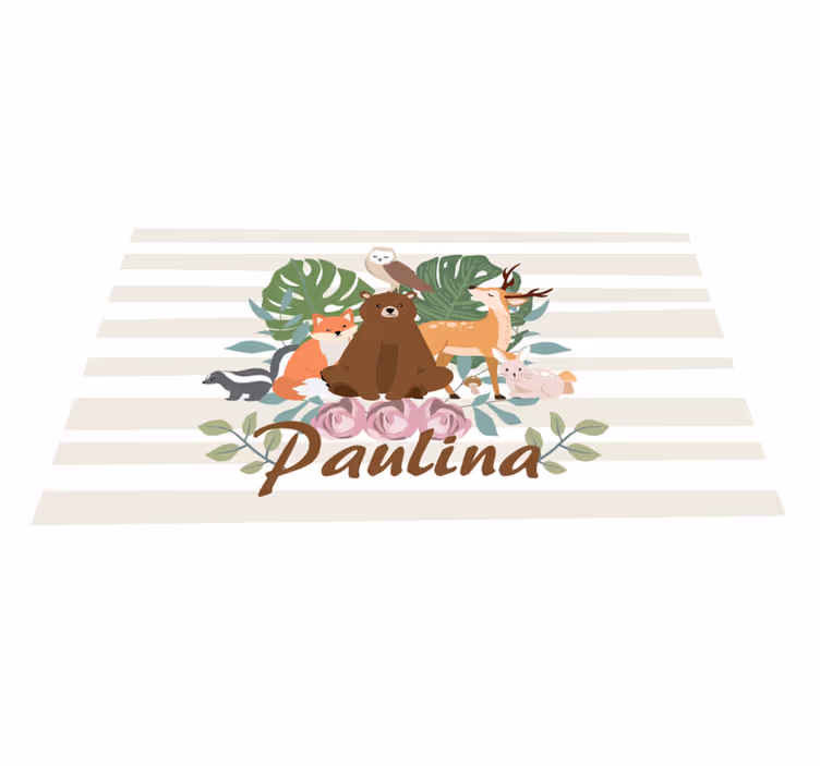 Tovaglietta americana infantile raduno di animali fantastici - TenStickers