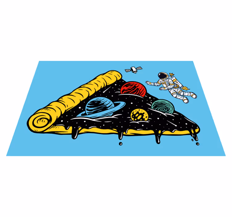 Tovaglietta americana originale fetta a tema spaziale - TenStickers