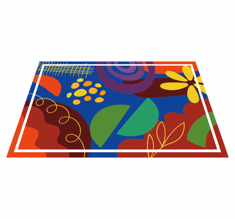 Tovaglietta americana originale con motivi geometrici vivaci - TenStickers