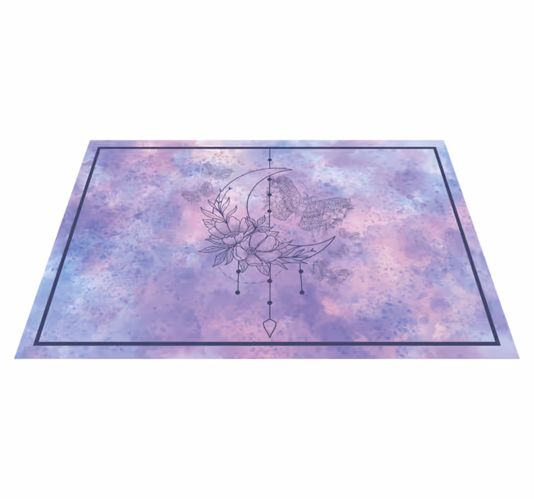 Tovaglietta americana originale design luna floreale - TenStickers