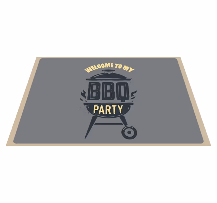 Tovaglietta americana frase benvenuti alla mia festa - TenStickers