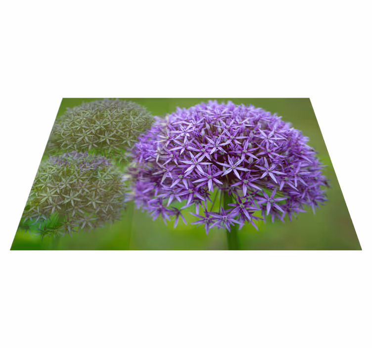 Tovaglietta americana textu fiori viola vibranti - TenStickers